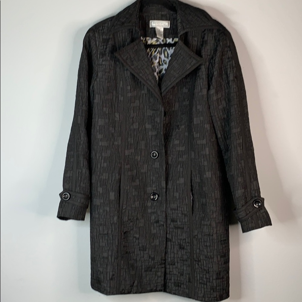 Vintage George Simonton black coat jacket M